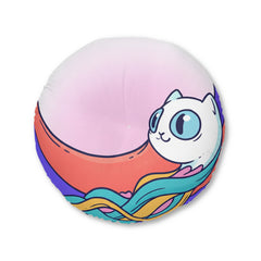 Dreamy Surreal Cat Floor Pillow