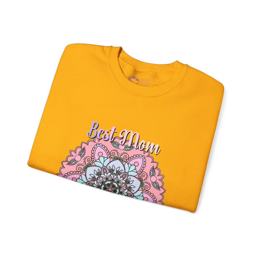 Best Mom Ever Intricate Mandala Art Sweatshirt