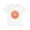 Vibrant Mandala T-Shirt with intricate, colorful design and eye-catching details