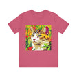 Colorful and vibrant Savana Cat T-Shirt with a playful animal design