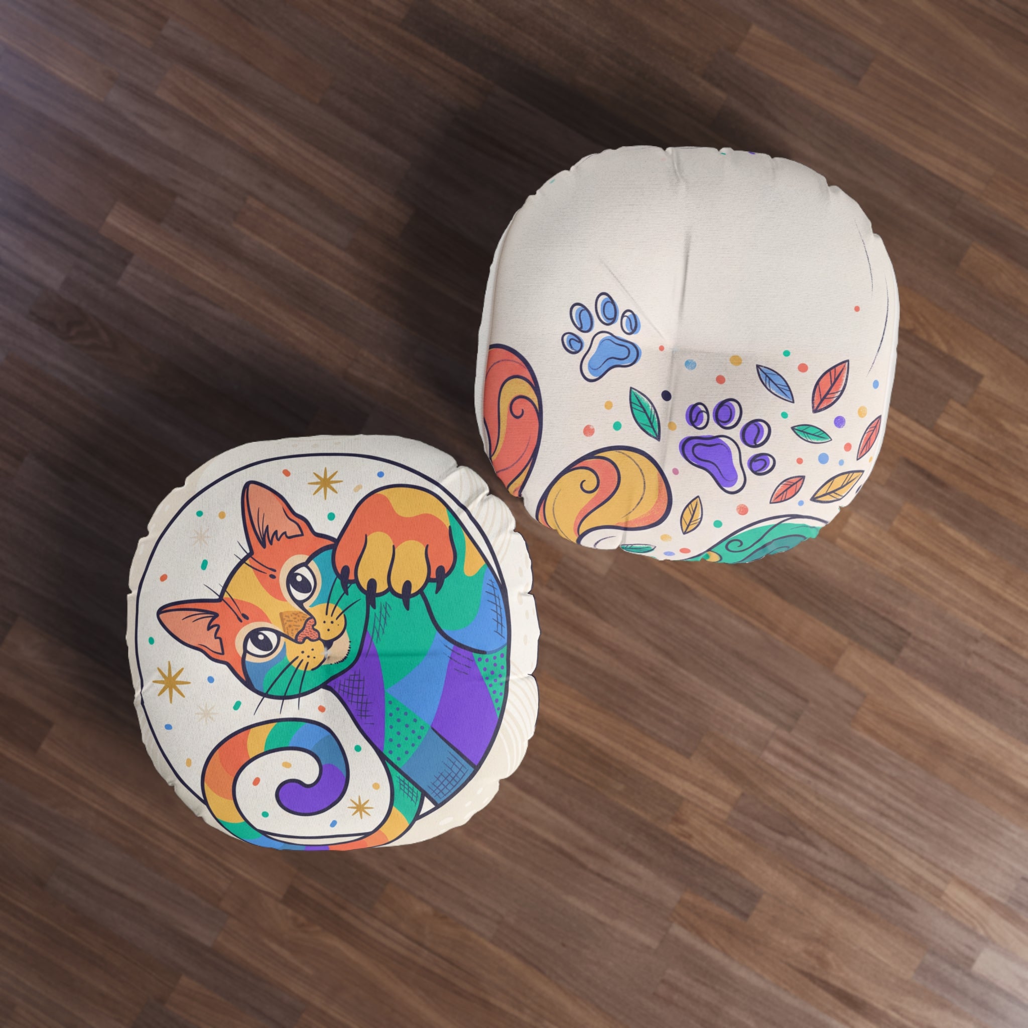 Sunrise Boho Cat Floor Pillow