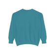 Teal and blue mandala sweatshirt with intricate design perfect for casual wear