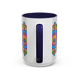 Mandala Flower Mug with Colorful and Intricate Design