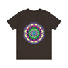 Vibrant Mandala Tee featuring a colorful, intricate design perfect for adding a pop of excitement to any outfit