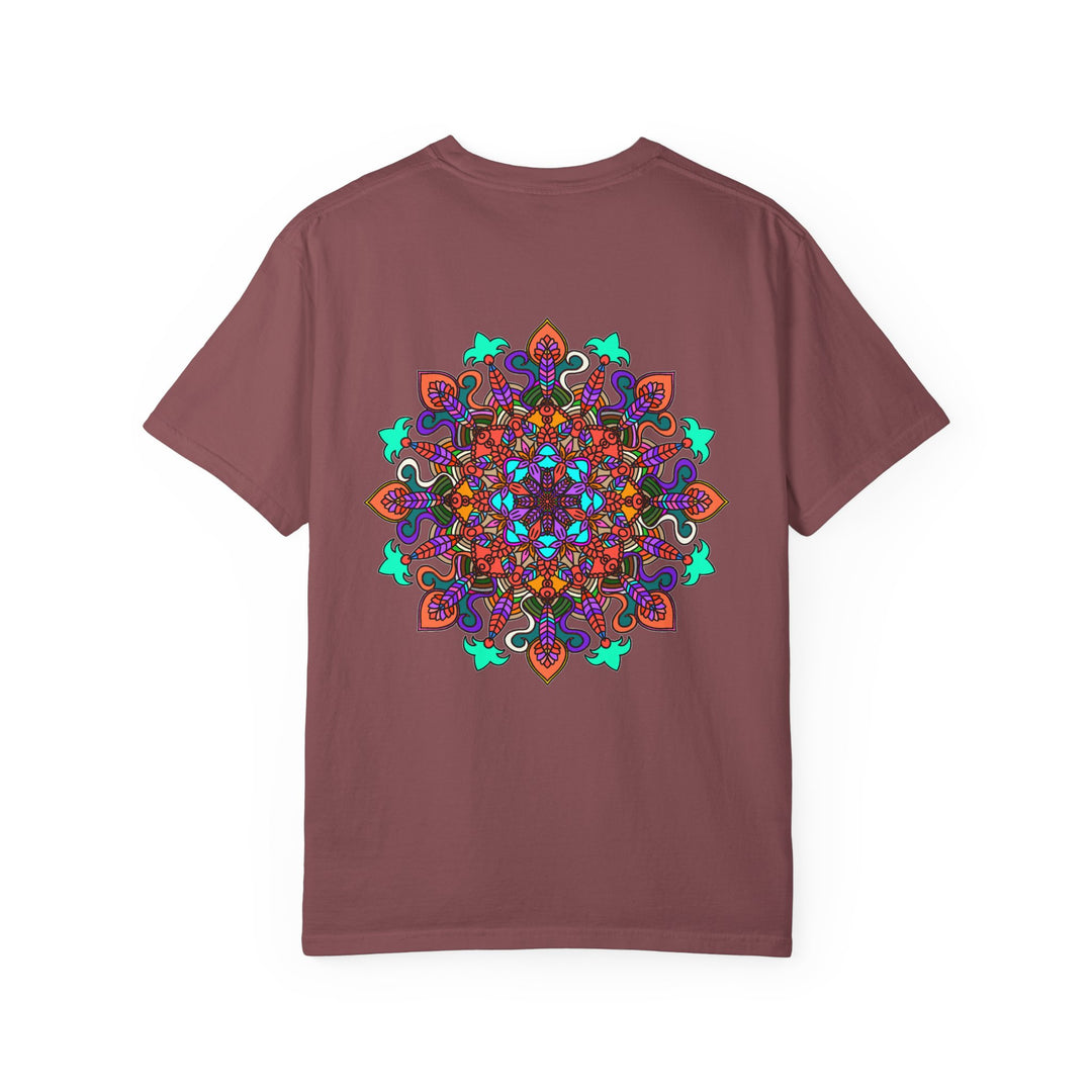 Mandala Art T-Shirt in Bold Colors for Creative Expression