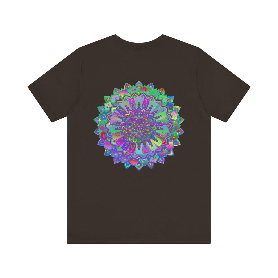 Vibrant Mandala Tee featuring intricate design symbolizing spiritual peace and harmony for a serene and enlightened aesthetic