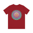 Beautifully designed Mandala Tee promoting spiritual peace and harmony through intricate patterns and calming colors