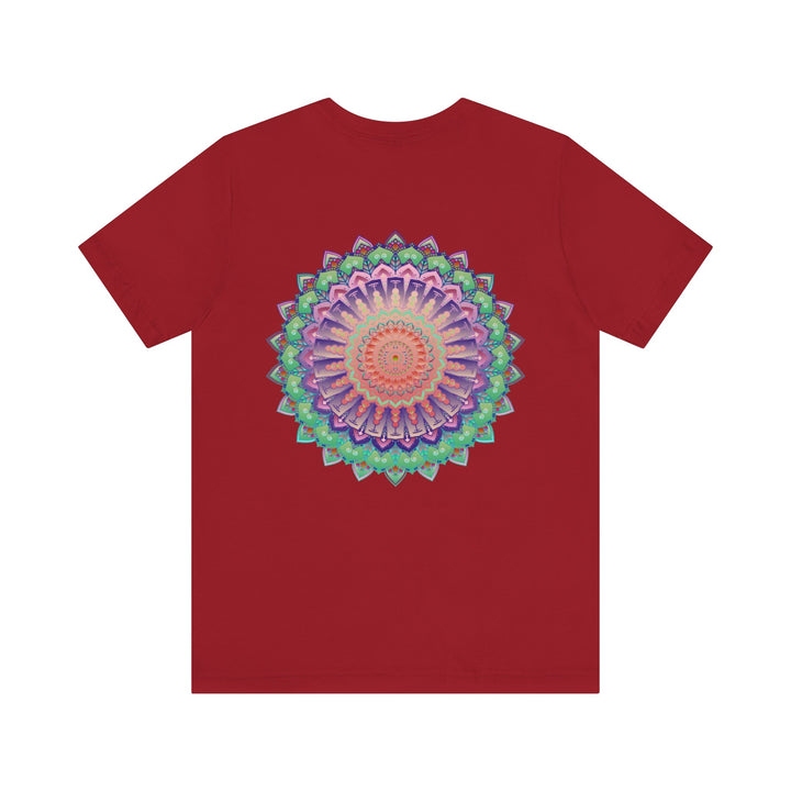 Beautifully designed Mandala Tee promoting spiritual peace and harmony through intricate patterns and calming colors