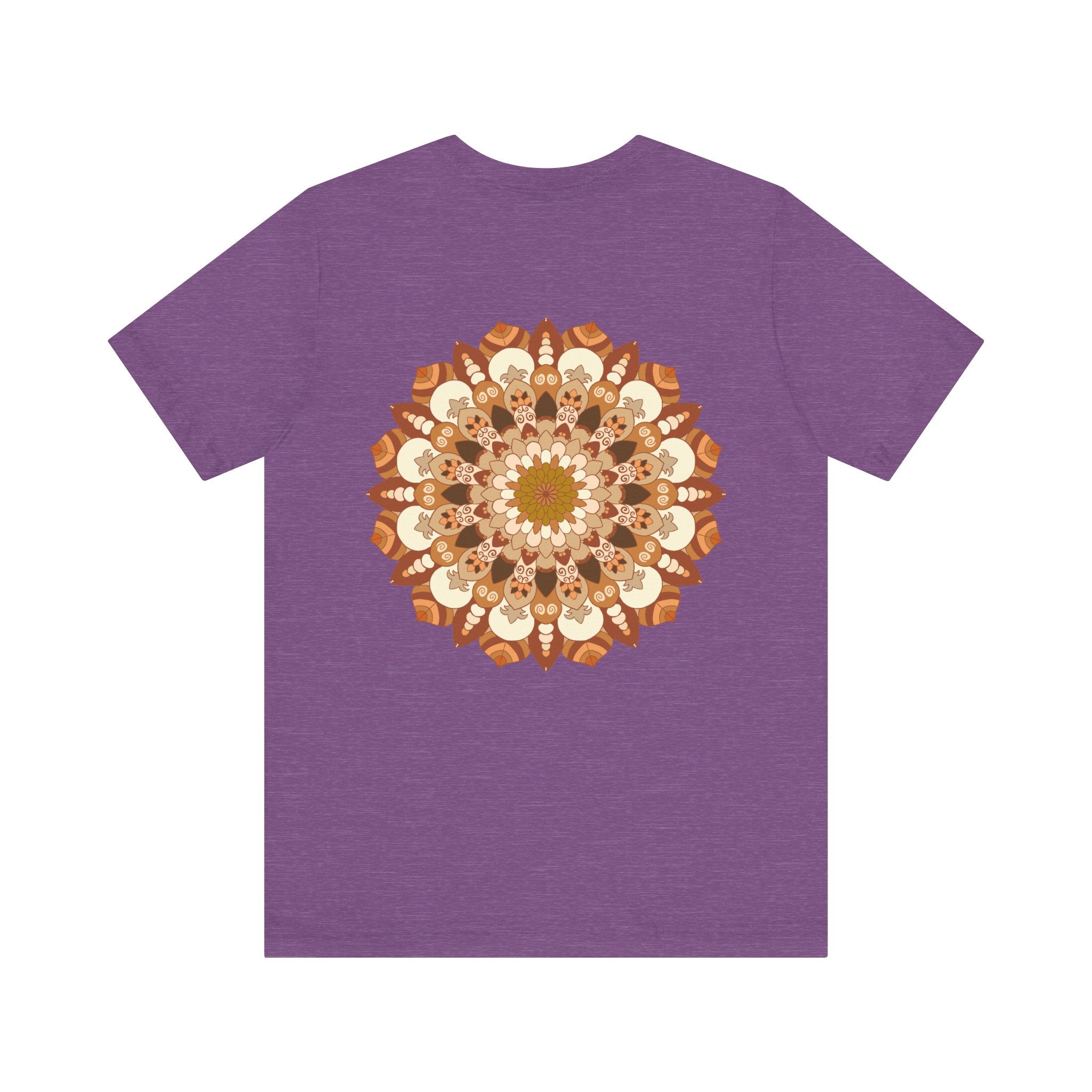 Colorful Mandala Tee featuring intricate geometric patterns for spiritual peace and harmony