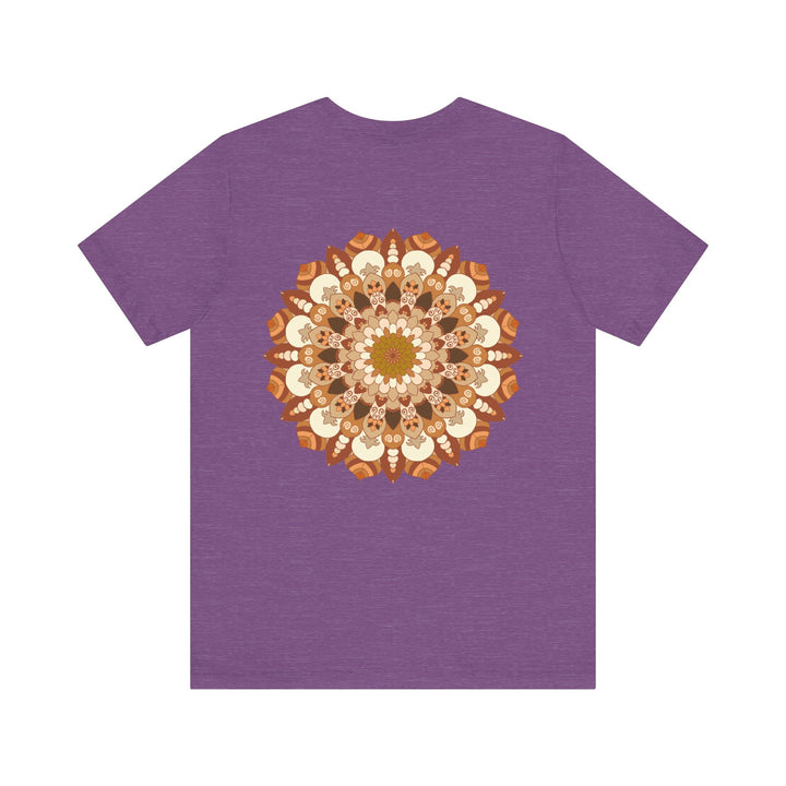 Colorful Mandala Tee featuring intricate geometric patterns for spiritual peace and harmony