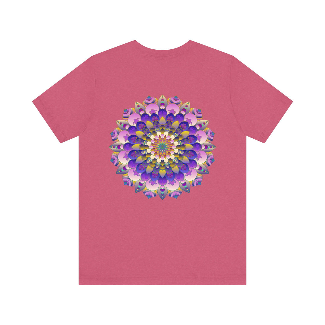 Beautiful Mandala T-Shirt featuring intricate design for spiritual peace and harmony, perfect for yoga and meditation enthusiasts