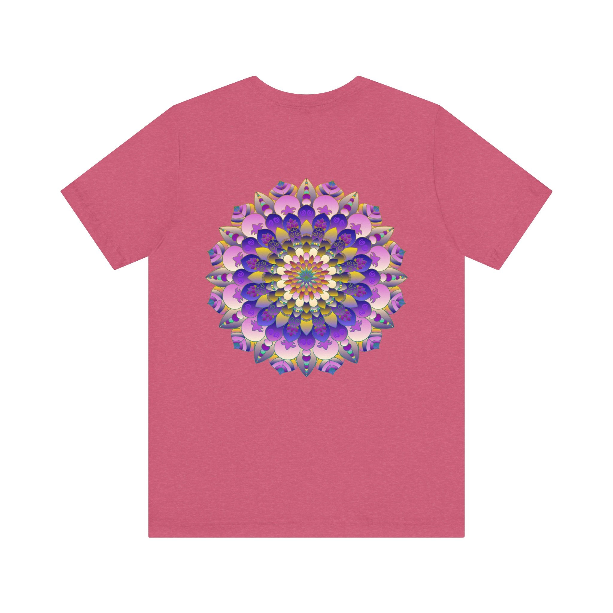 Beautiful Mandala T-Shirt featuring intricate design for spiritual peace and harmony, perfect for yoga and meditation enthusiasts