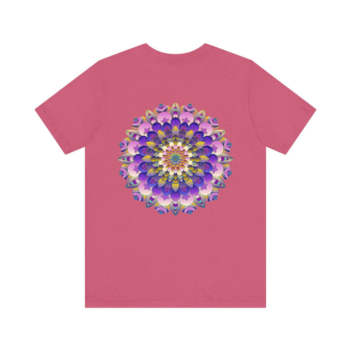 Beautiful Mandala T-Shirt featuring intricate design for spiritual peace and harmony, perfect for yoga and meditation enthusiasts