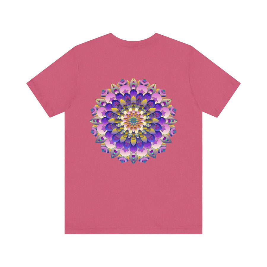 Beautiful Mandala T-Shirt featuring intricate design for spiritual peace and harmony, perfect for yoga and meditation enthusiasts
