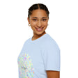 Colorful mandala design t-shirt with intricate patterns and unique style