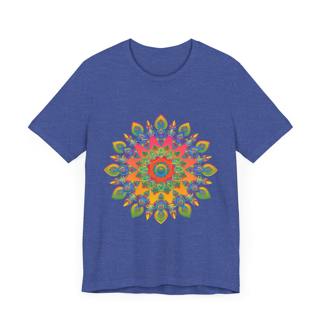 Vibrant Mandala Tee - Intricate Design: Colorful and detailed mandala pattern on a comfortable and stylish t-shirt