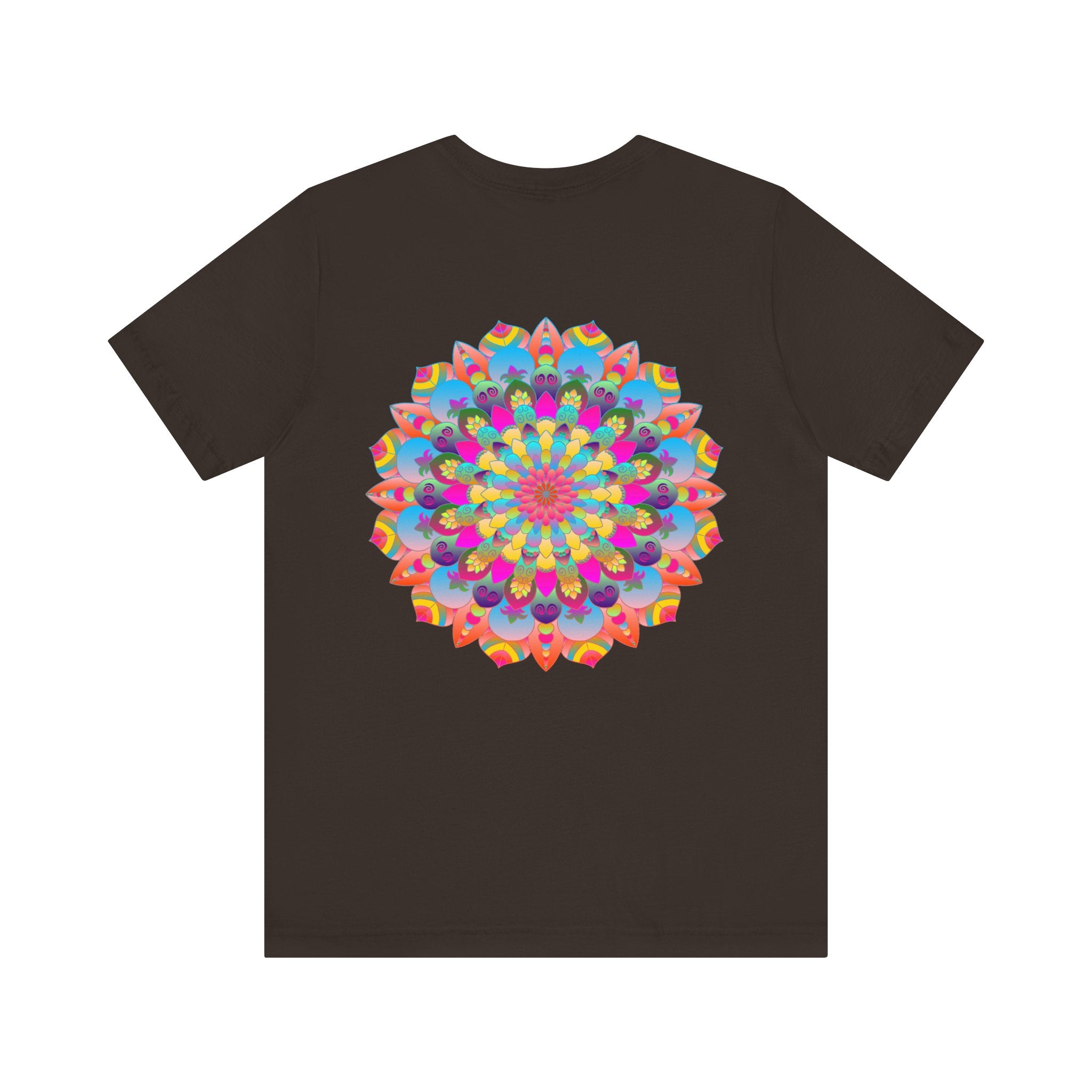 Colorful Mandala Tee with Intricate Patterns and Peaceful Vibes