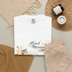 Good Morning Cat T-Shirt | Ultra-Soft Cotton Graphic Tee
