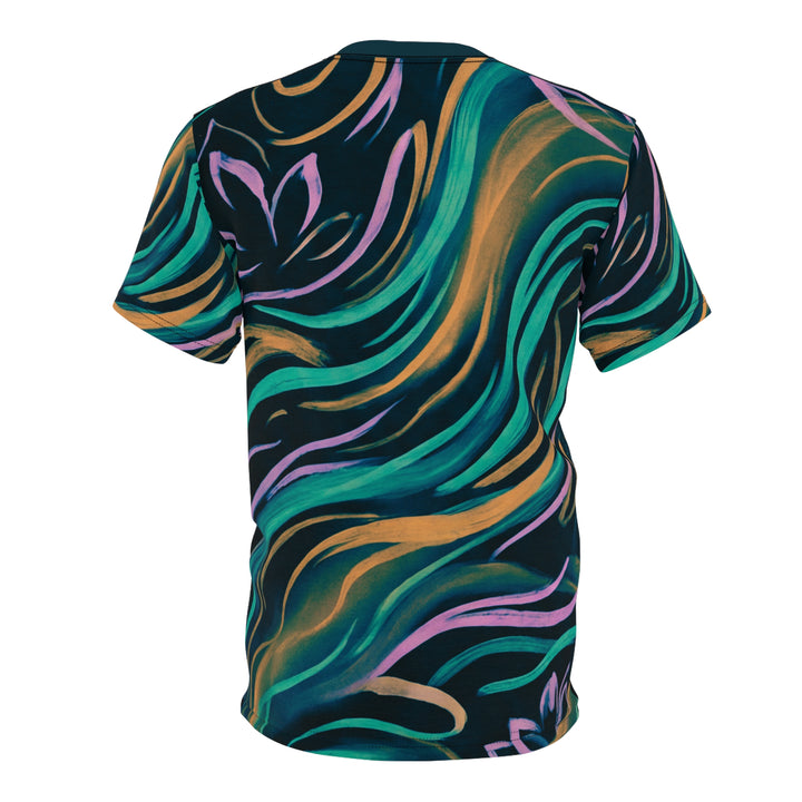 Sacred Cat Calligraphic Tee - Minimalist Spiritual Shirt