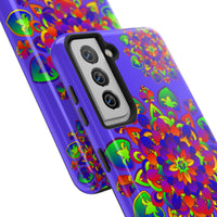 Colorful hand drawn mandala rainbow design phone case for stylish protection