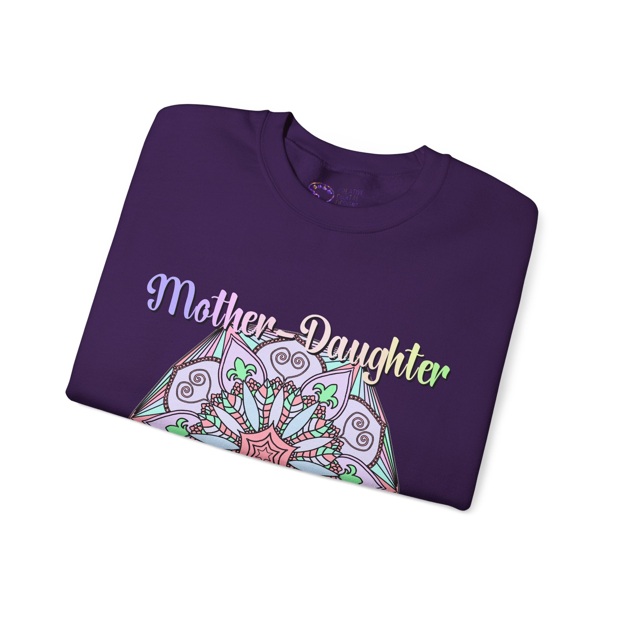 Mother-Daughter Mandala Sweatshirt Celebrating Unique Connections