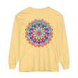 Colorful Mandala Long Sleeve T-Shirt - Psychedelic Art 45