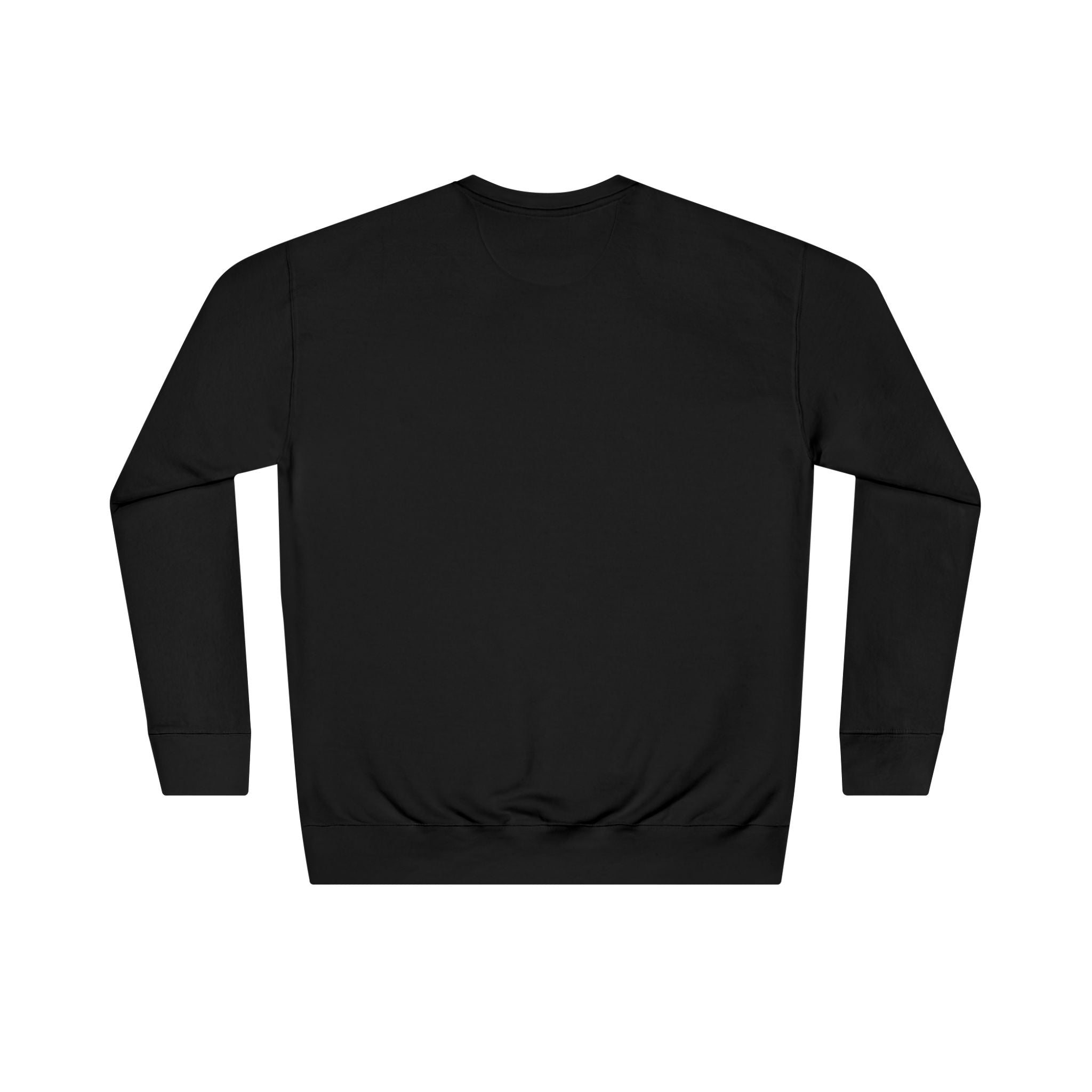 Black Cat and Blossoming Flowers Soft Cotton Sweatshirt