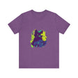 Black Cat Mystery - Abstract T-Shirt featuring a striking black cat design