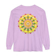 Colorful and intricate mandala design long sleeve t-shirt for all genders