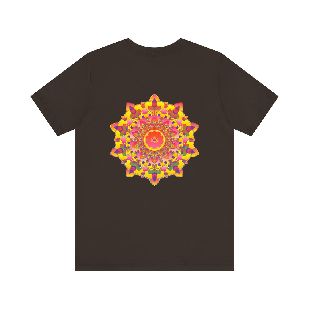 Stylish and unique shirt with a vibrant mandala pattern promoting inner peace and serenity