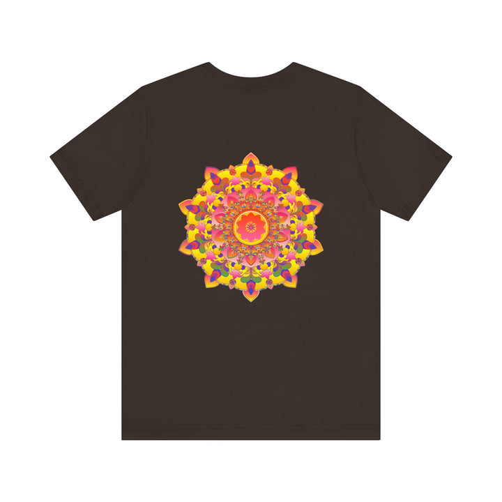 Stylish and unique shirt with a vibrant mandala pattern promoting inner peace and serenity