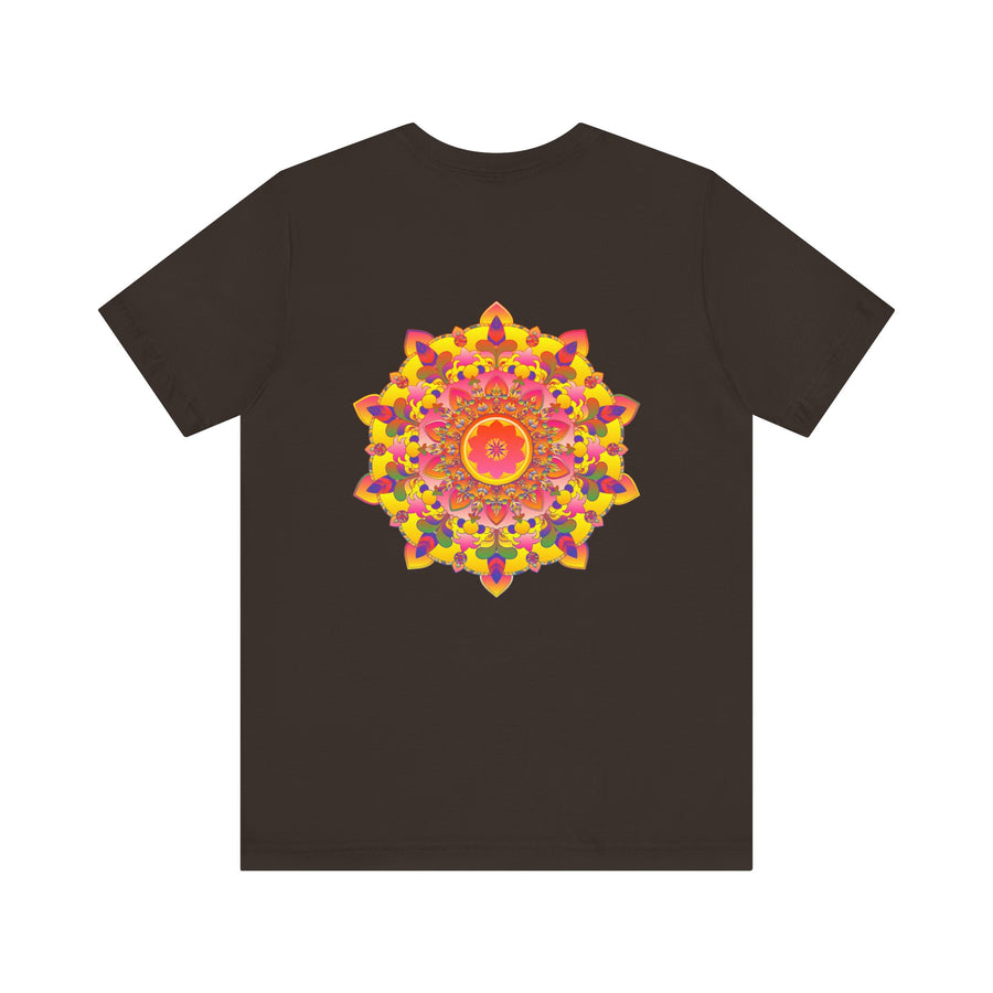 Stylish and unique shirt with a vibrant mandala pattern promoting inner peace and serenity