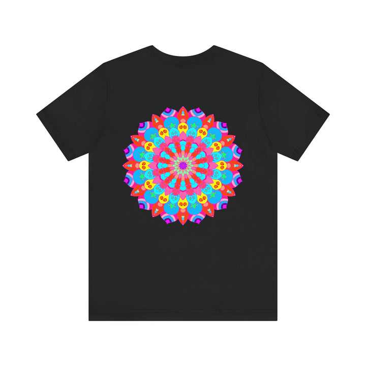 Beautiful Vibrant Mandala Tee with intricate design representing spiritual peace and harmony, perfect for bringing positive energy into your wardrobe