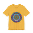 Vibrant Mandala Tee featuring a colorful and intricate design perfect for adding a pop of color to your wardrobe