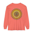 Intricate Mandala Unisex Long Sleeve T-Shirt with vibrant, detailed design