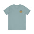 Vibrant and intricate mandala t-shirt with a spiritual peace theme