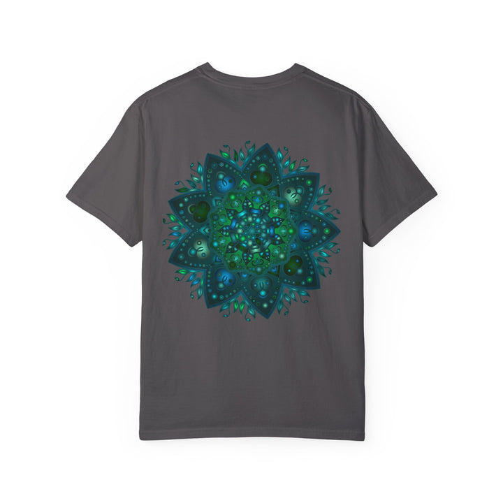 Beautiful unisex hand-drawn intricate mandala t-shirt with intricate design