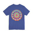 Beautiful Mandala Tee with Floral Patterns and Inner Peace Symbolism