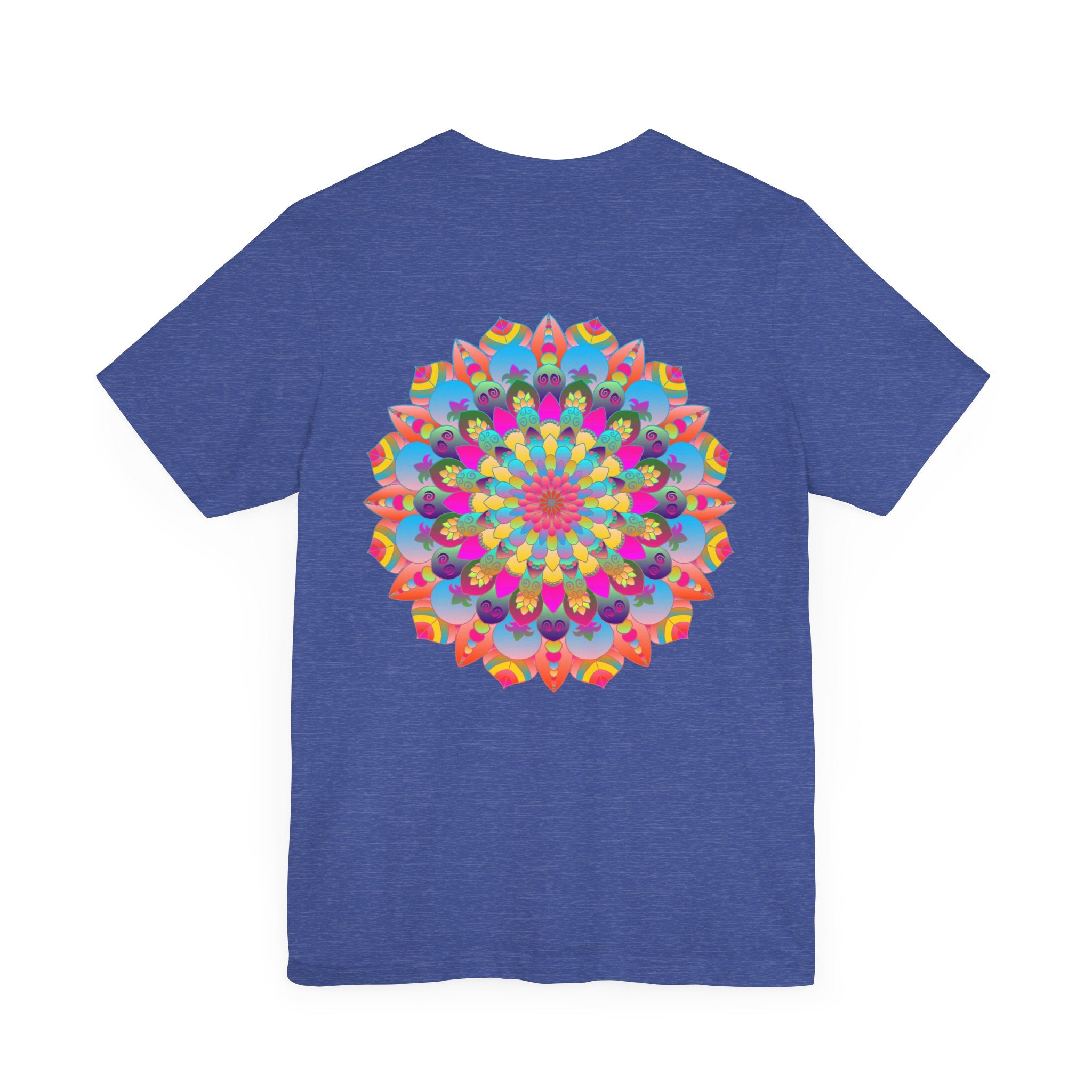 Beautiful Mandala Tee with Floral Patterns and Inner Peace Symbolism