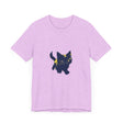 Black Cat Mystery T-Shirt - A cute and playful black cat design on a comfortable, stylish t-shirt perfect for cat lovers and mystery enthusiasts