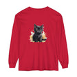 Black Kitten Watercolor Splash T-Shirt featuring a cute kitten design in vibrant watercolor style on a black background, perfect for cat lovers and fashion enthusiasts alike