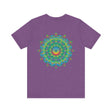Beautiful mandala tee with intricate design symbolizing spiritual peace and harmony