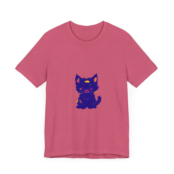 Blue Cat T-Shirt that showcases the mystique of felines