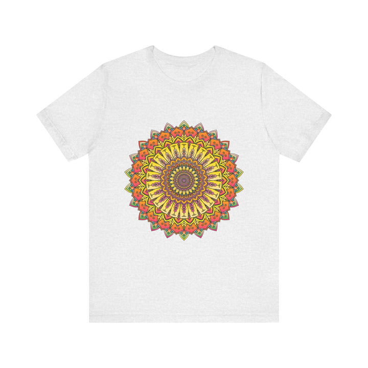 Intricate Mandala T-Shirt - Colorful Geometric Design 9