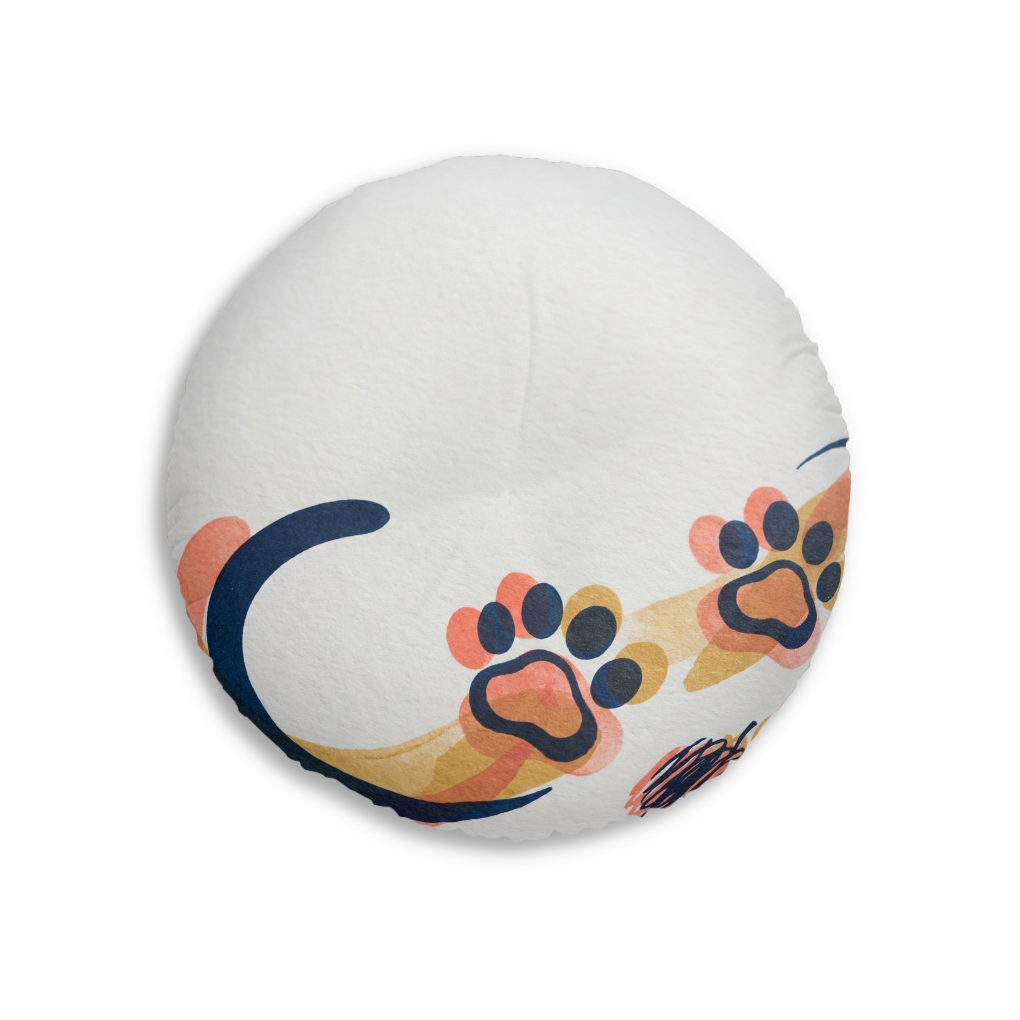 Sarcastic Cat Double-Exposure Floor Pillow