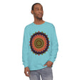 Intricate Mandala Long Sleeve T-Shirt with Colorful Design and Detailed Patterns