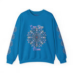 Felpa Mandala "Mamma Potente" in Morbide Tonalità Pastello