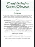 Resilience Building Guide - Digital File - Comprehensive Distress Tolerance Workbook