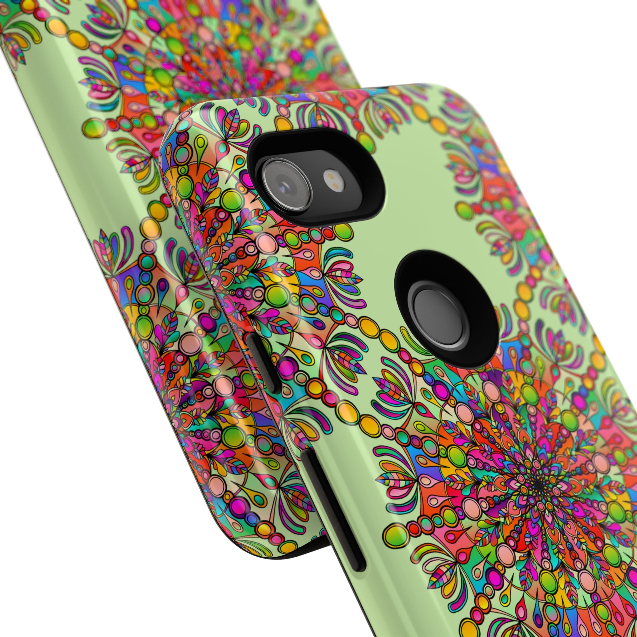 Vibrant Mandala iPhone & Google Pixel Case | Tough Cases