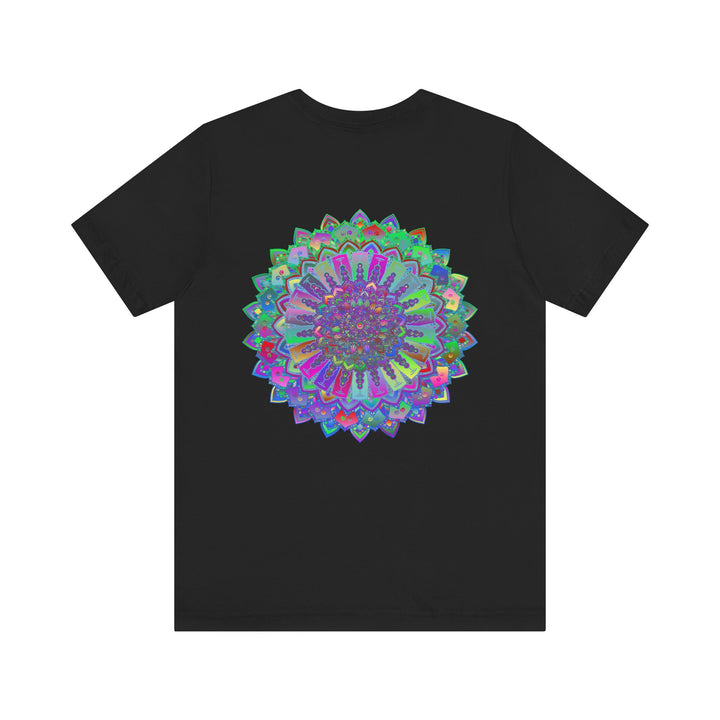 Vibrant Mandala Tee featuring intricate spiritual design for inner peace and harmony